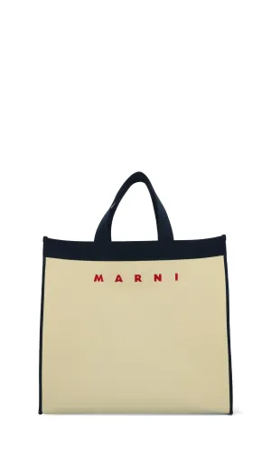 Marni Logo Print Tote Bag