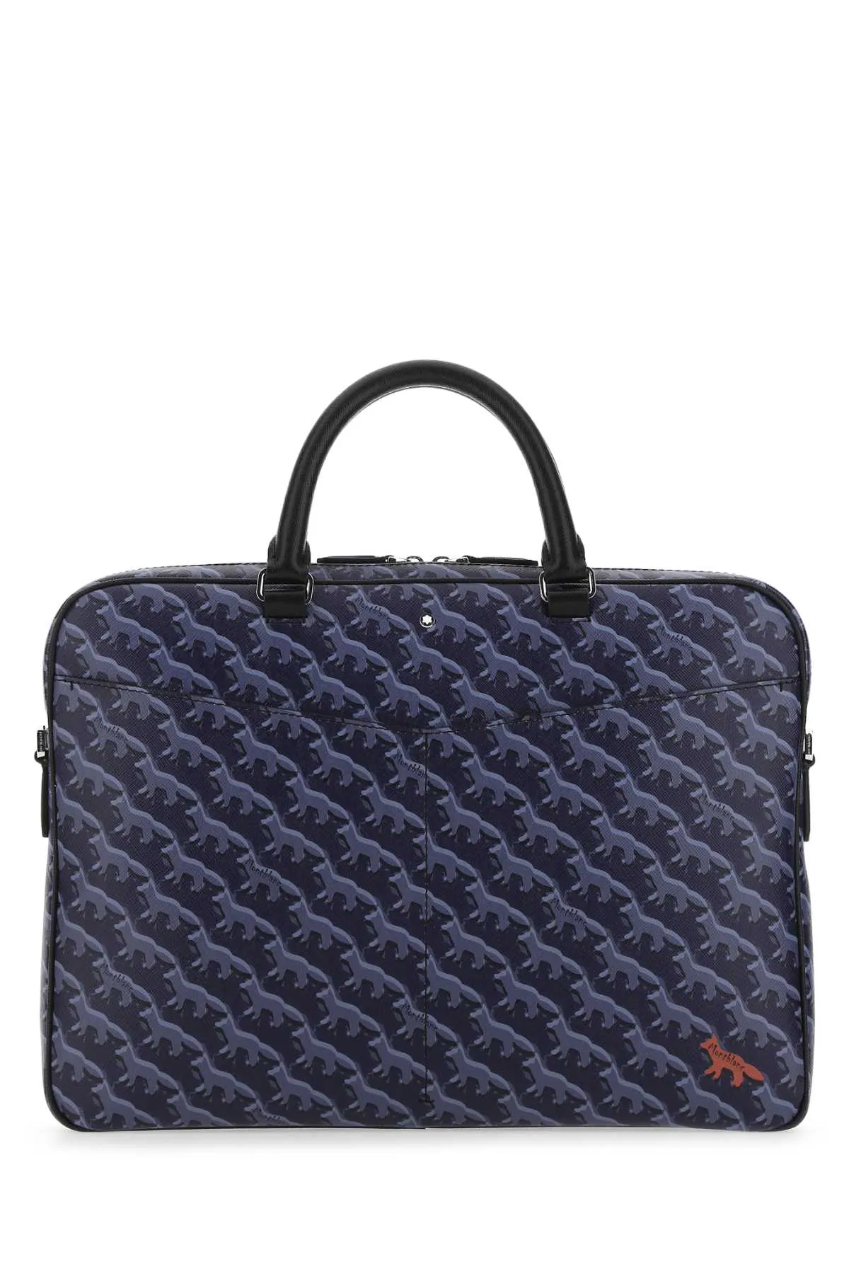 Montblanc X Maison Kitsun Fox Patterned Document Case