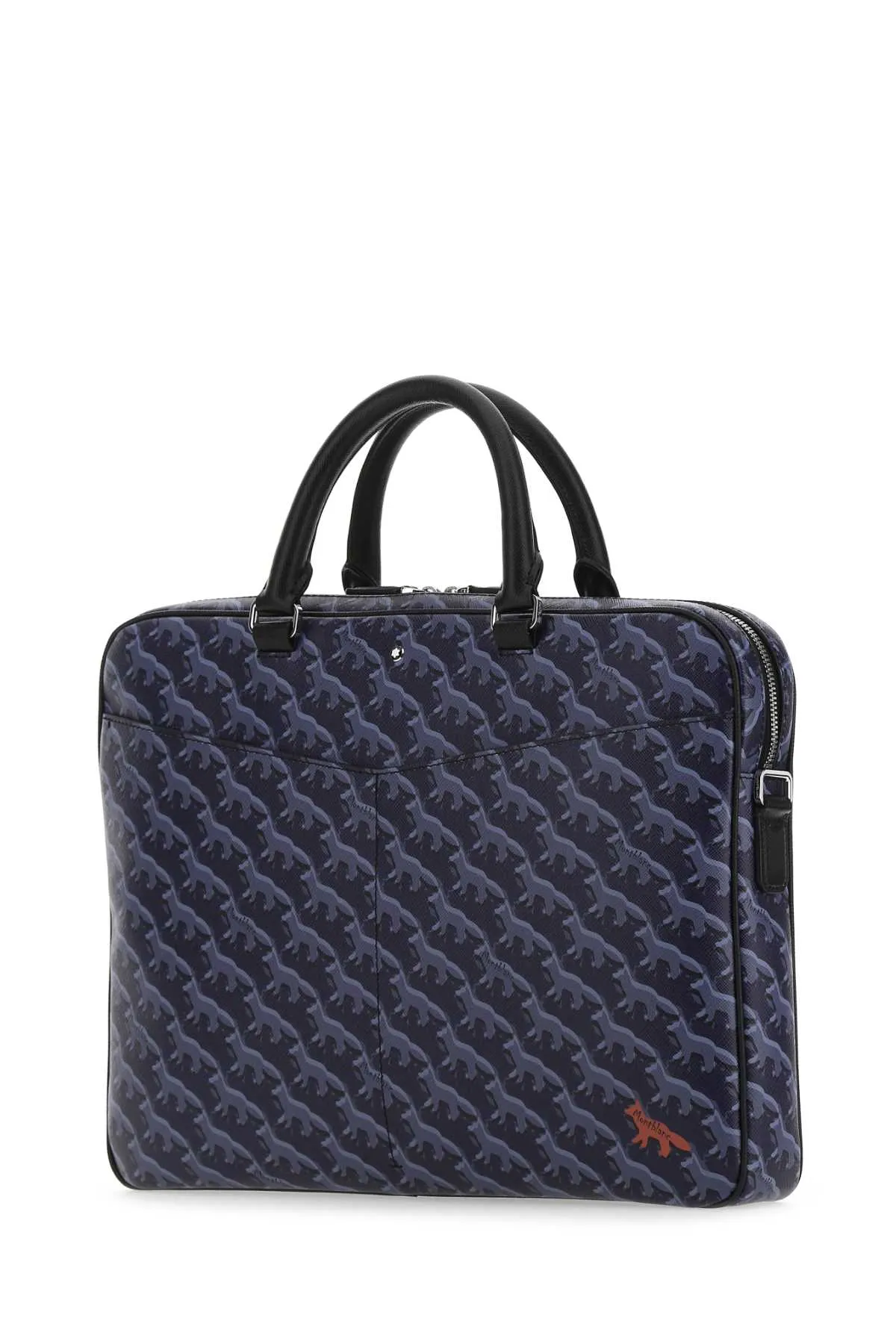 Montblanc X Maison Kitsun Fox Patterned Document Case