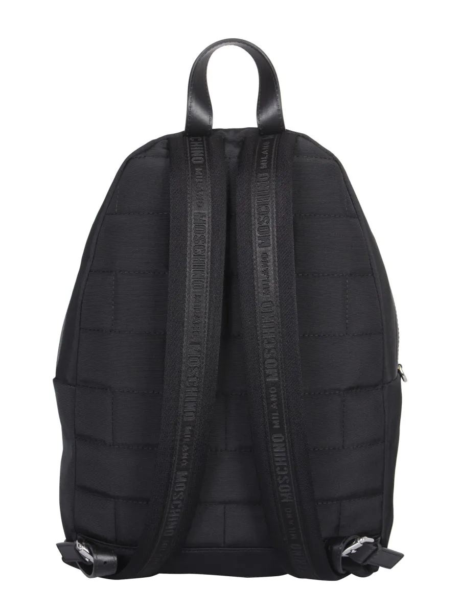 Moschino Couture Logo Print Backpack