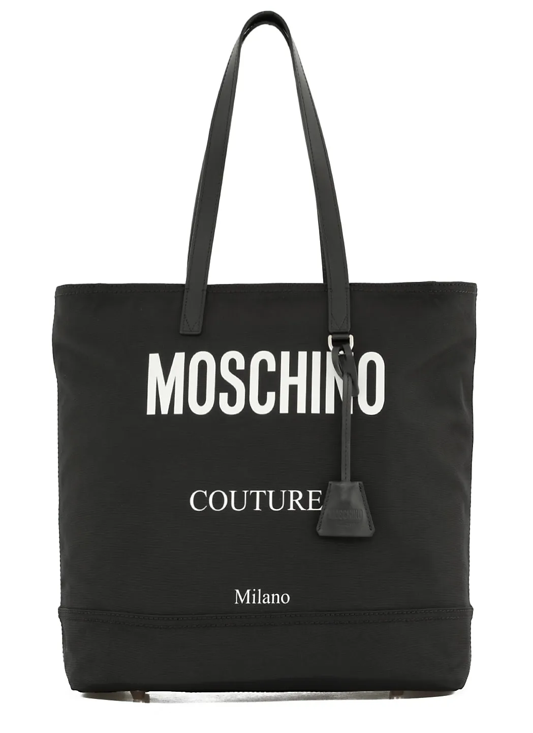 Moschino Couture Logo Printed Tote Bag