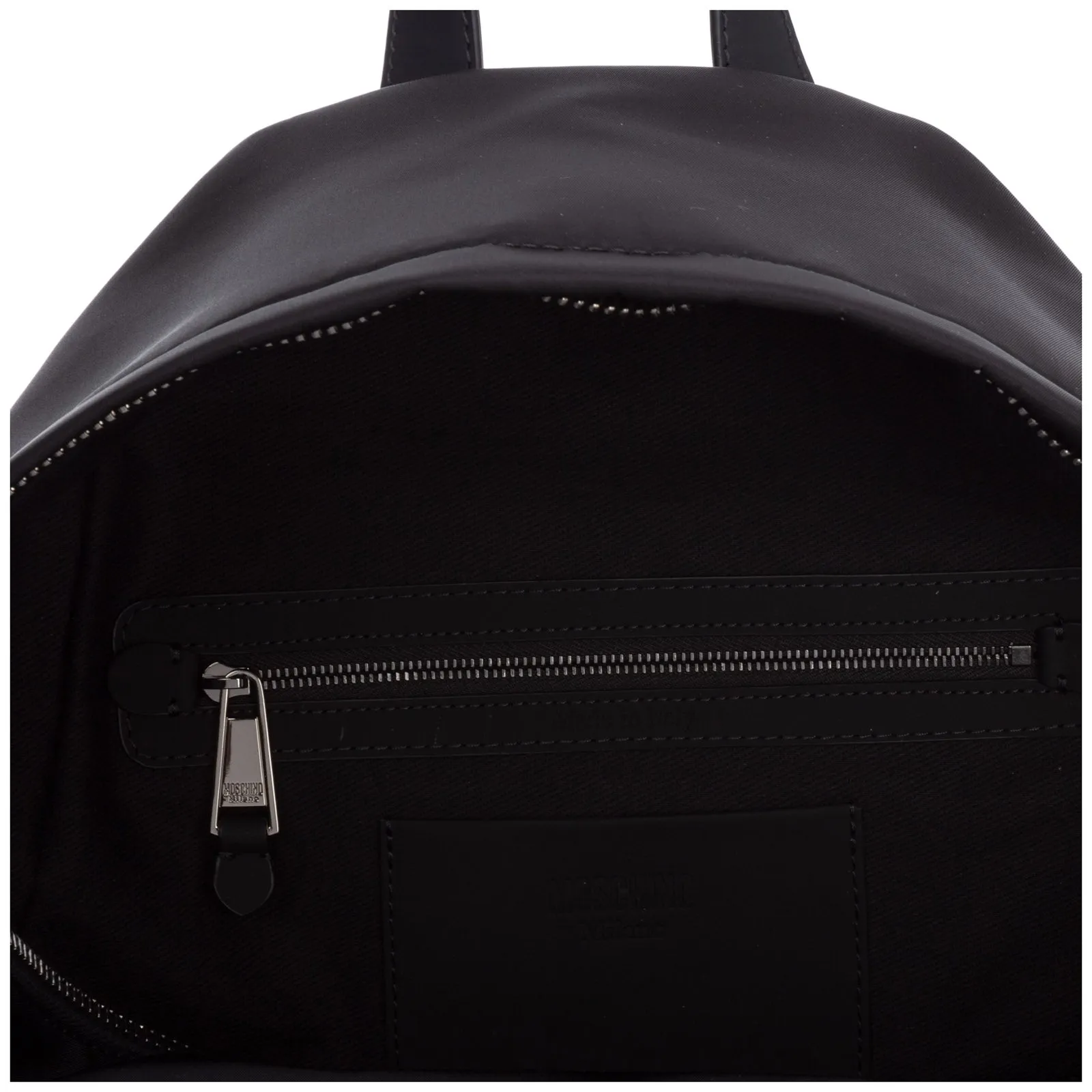 Moschino Logo Prined All-Around Zip Backpack
