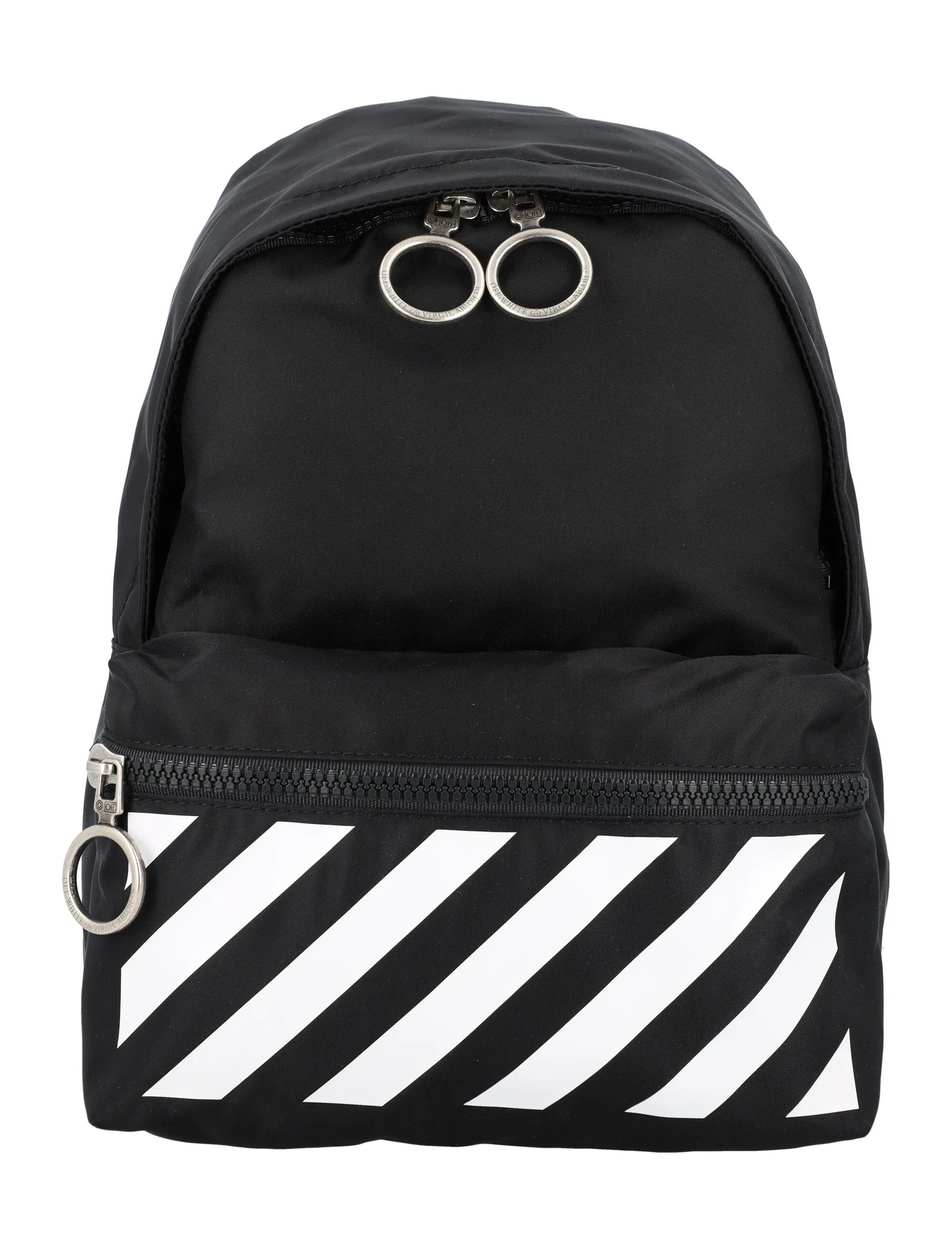 Off-White Binder Zip-Up Mini Backpack
