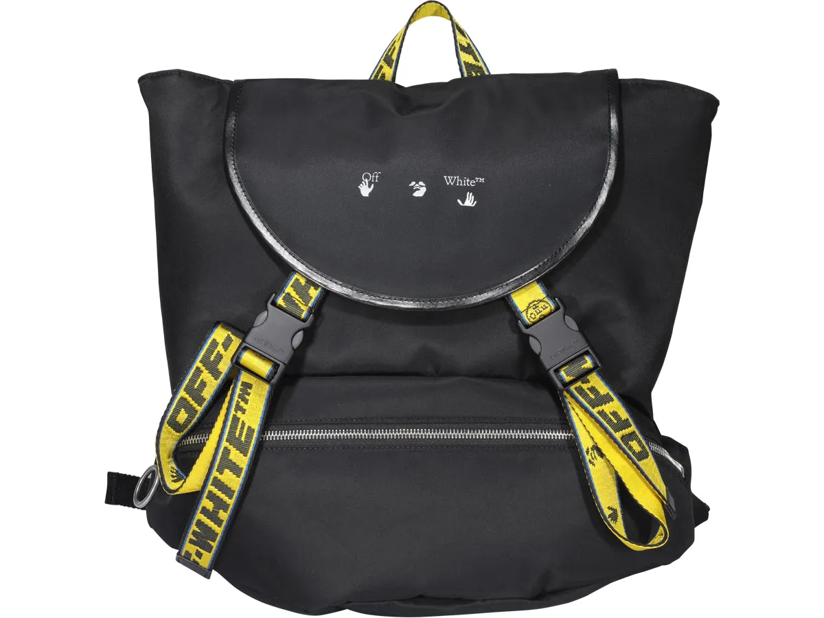Off-White Industrial Logo Tape Backpack