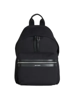 Palm Angels Classic Logo Printed Zipped Backpack