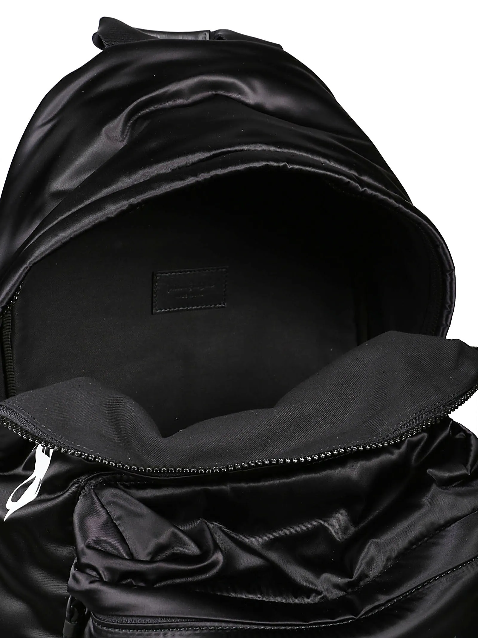 Palm Angels Curved Logo Print Backpack