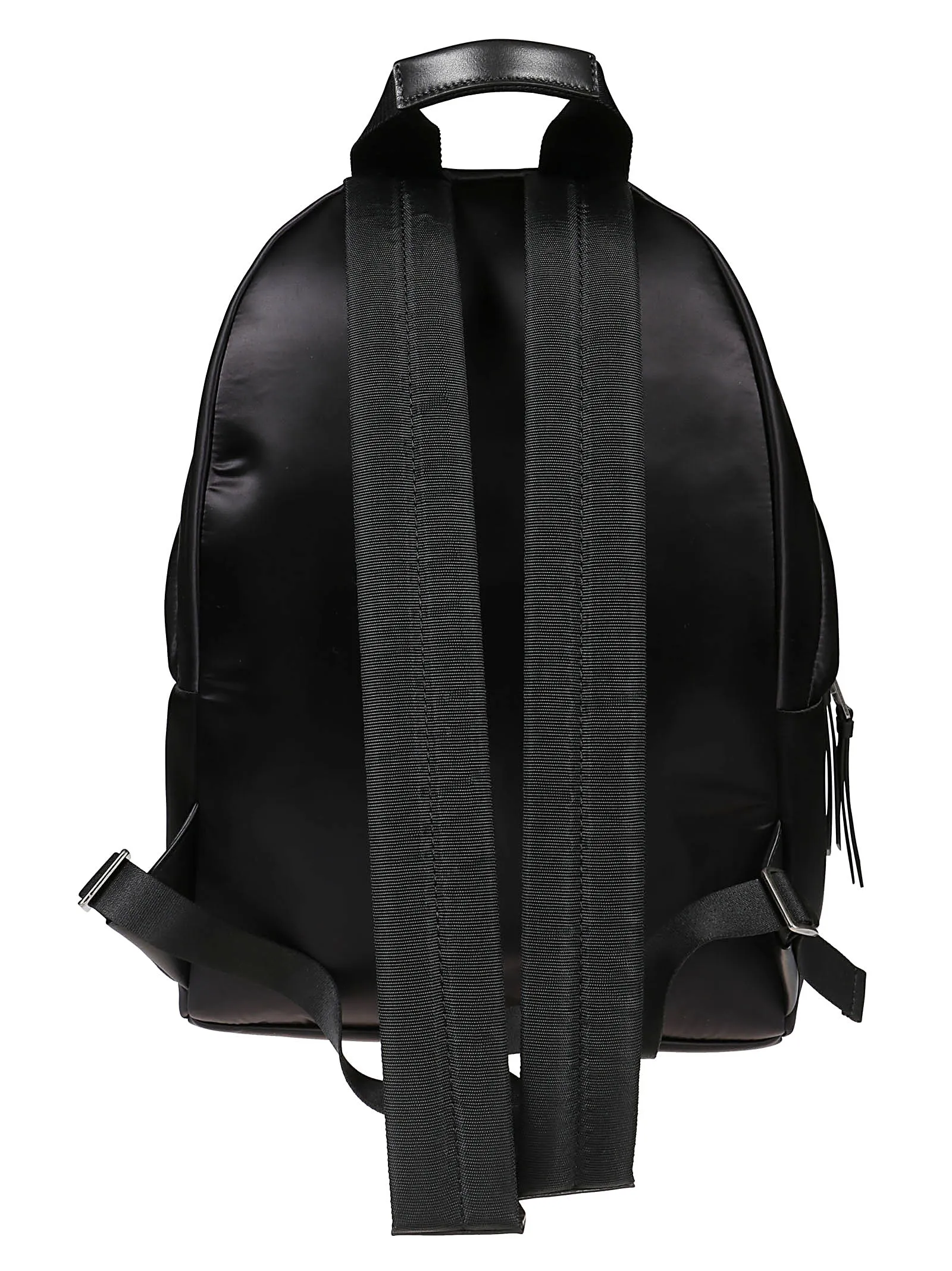 Palm Angels Curved Logo Print Backpack