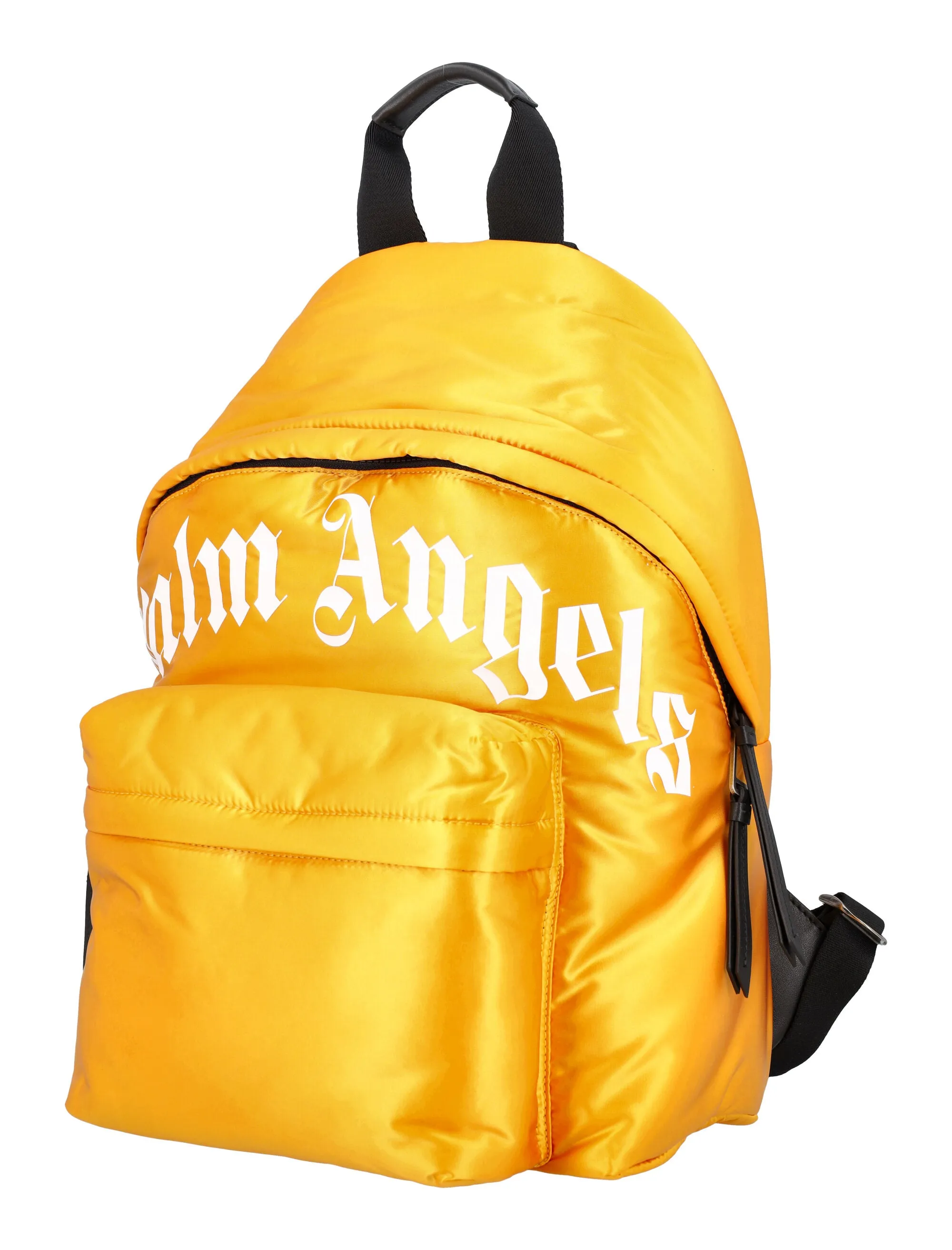 Palm Angels Logo Print Zipped Backpack