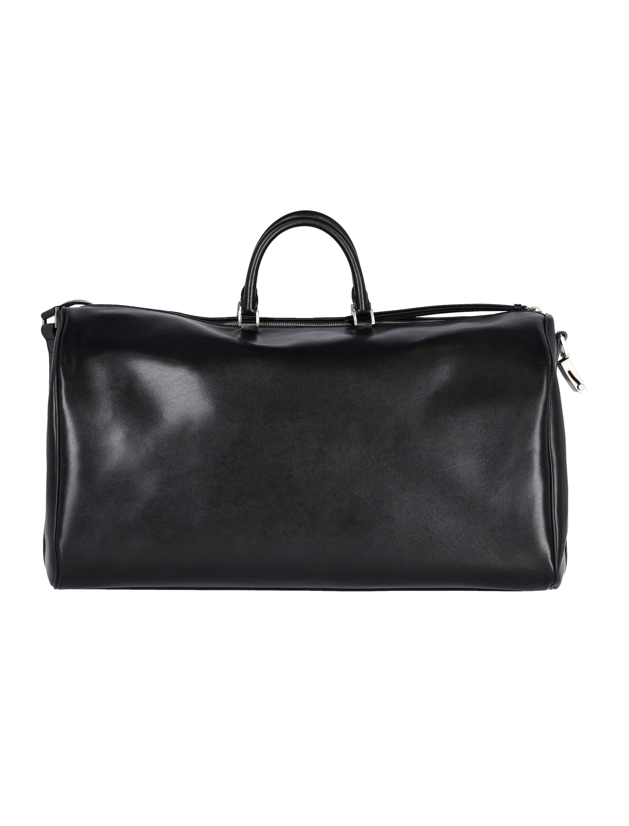 Palm Angels Stripe Detailed Zipped Travel Bag