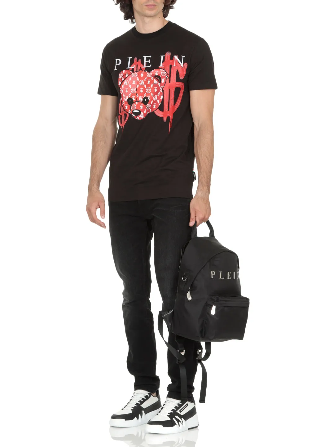 Philipp Plein Logo Plaque Backpack