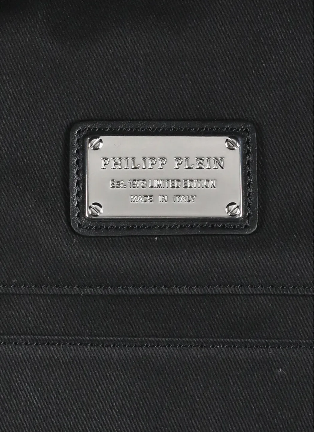 Philipp Plein Logo Plaque Backpack
