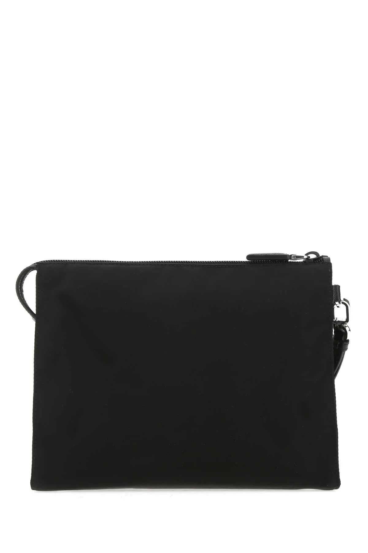 Prada Logo Plaque Pouch