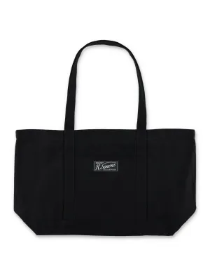 Raf Simons Logo Patched Top Handle Bag