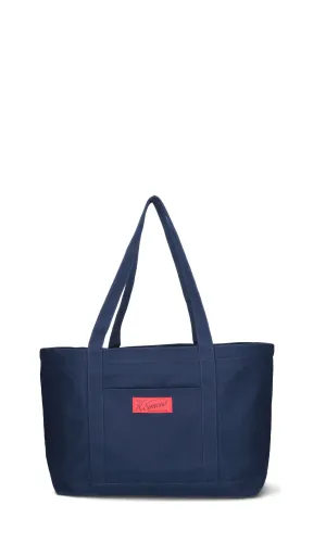 Raf Simons Logo Patched Top Handle Bag
