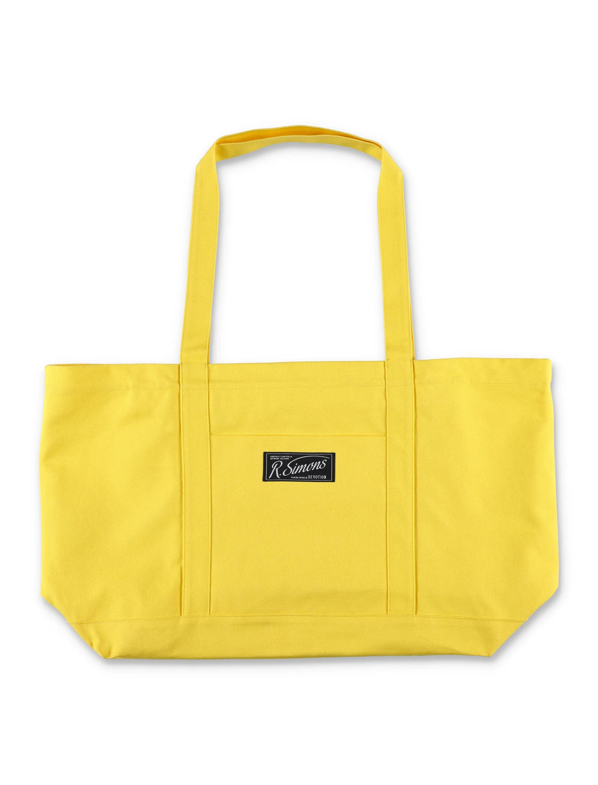 Raf Simons Logo Patched Top Handle Bag