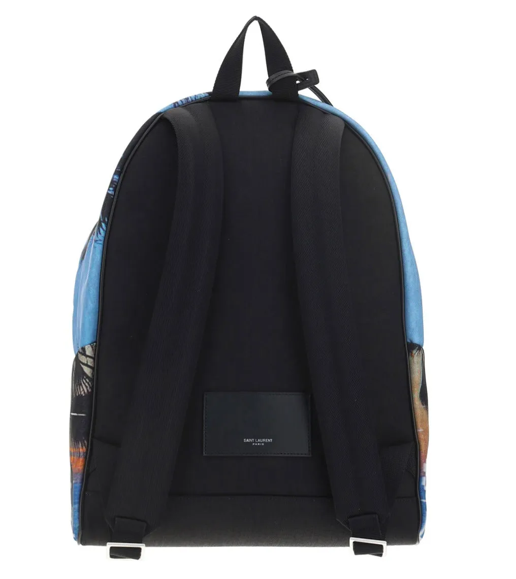 Saint Laurent All-Over Sunset Pattern Backpack