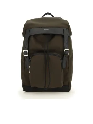 Saint Laurent City Logo Detailed Backpack