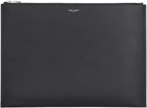 Saint Laurent Logo Embossed Document Holder