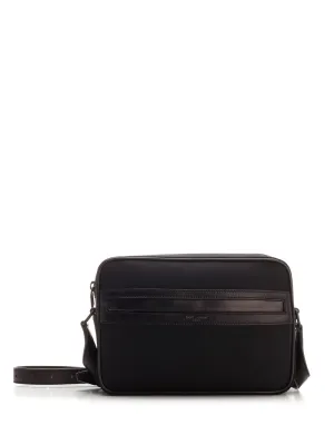 Saint Laurent Logo Printed Camera Bag