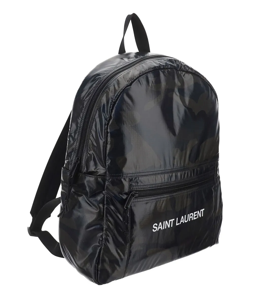 Saint Laurent Nuxx Camo-Printed Backpack