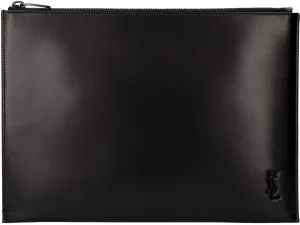 Saint Laurent Tiny Monogram Zip Tablet Holder