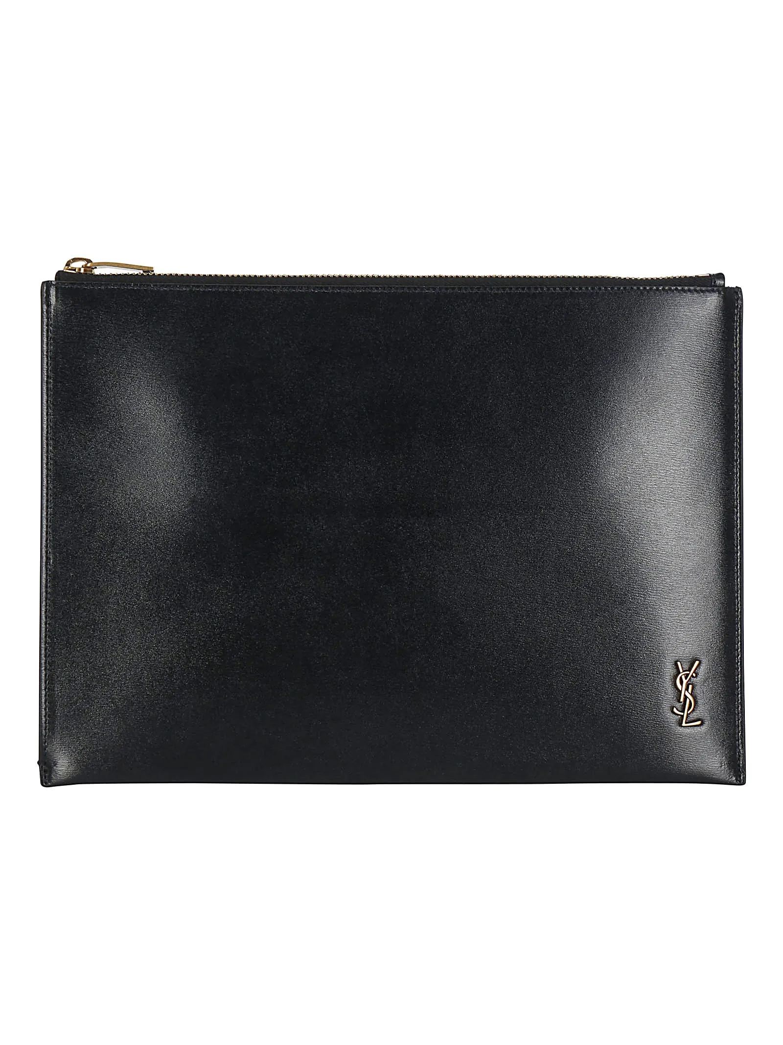 Saint Laurent Tiny Monogram Zippered Tablet Holder