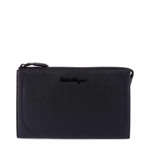 Salvatore Ferragamo Logo Plaque Clutch Bag