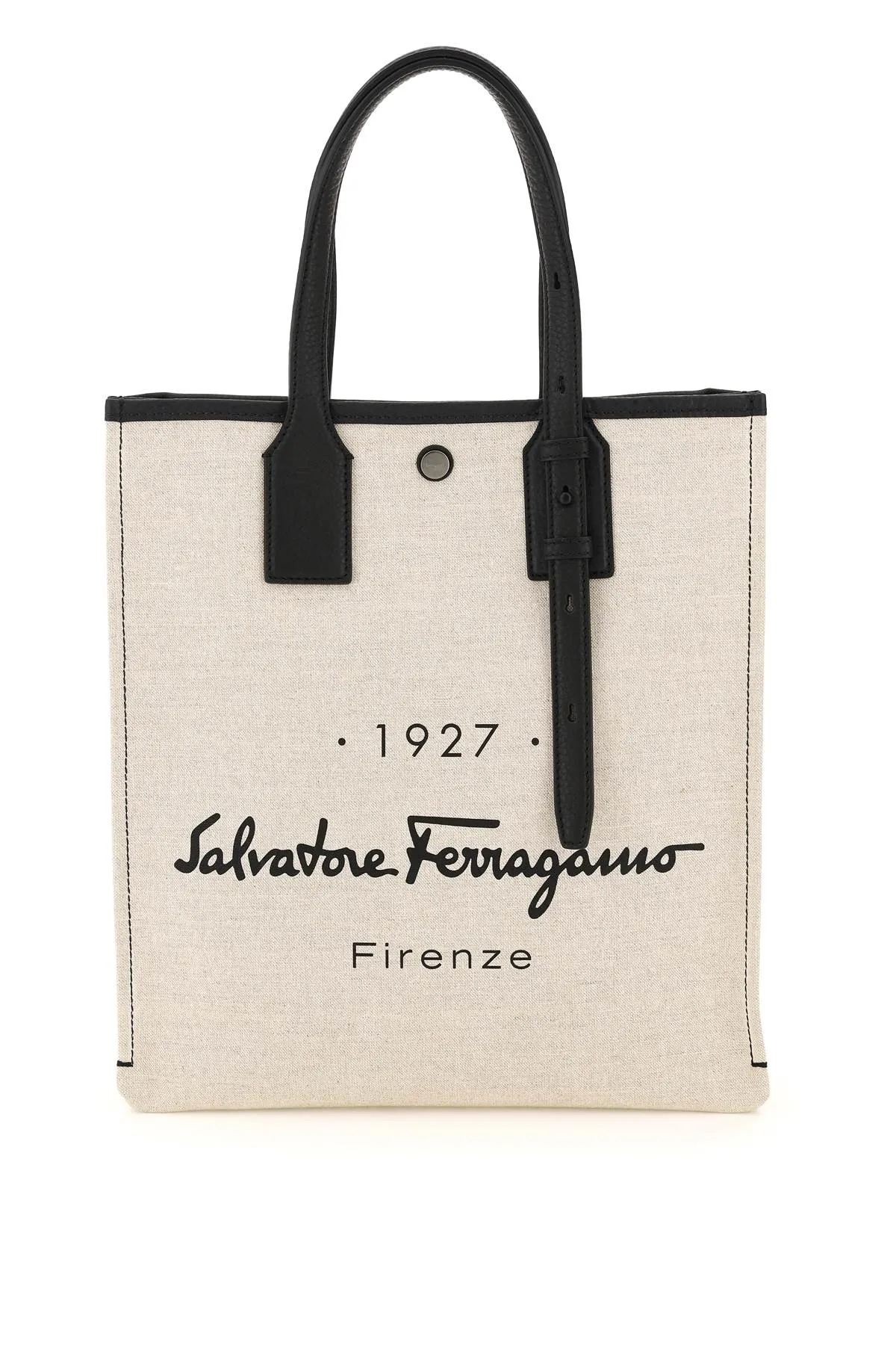 Salvatore Ferragamo Logo Printed Tote Bag