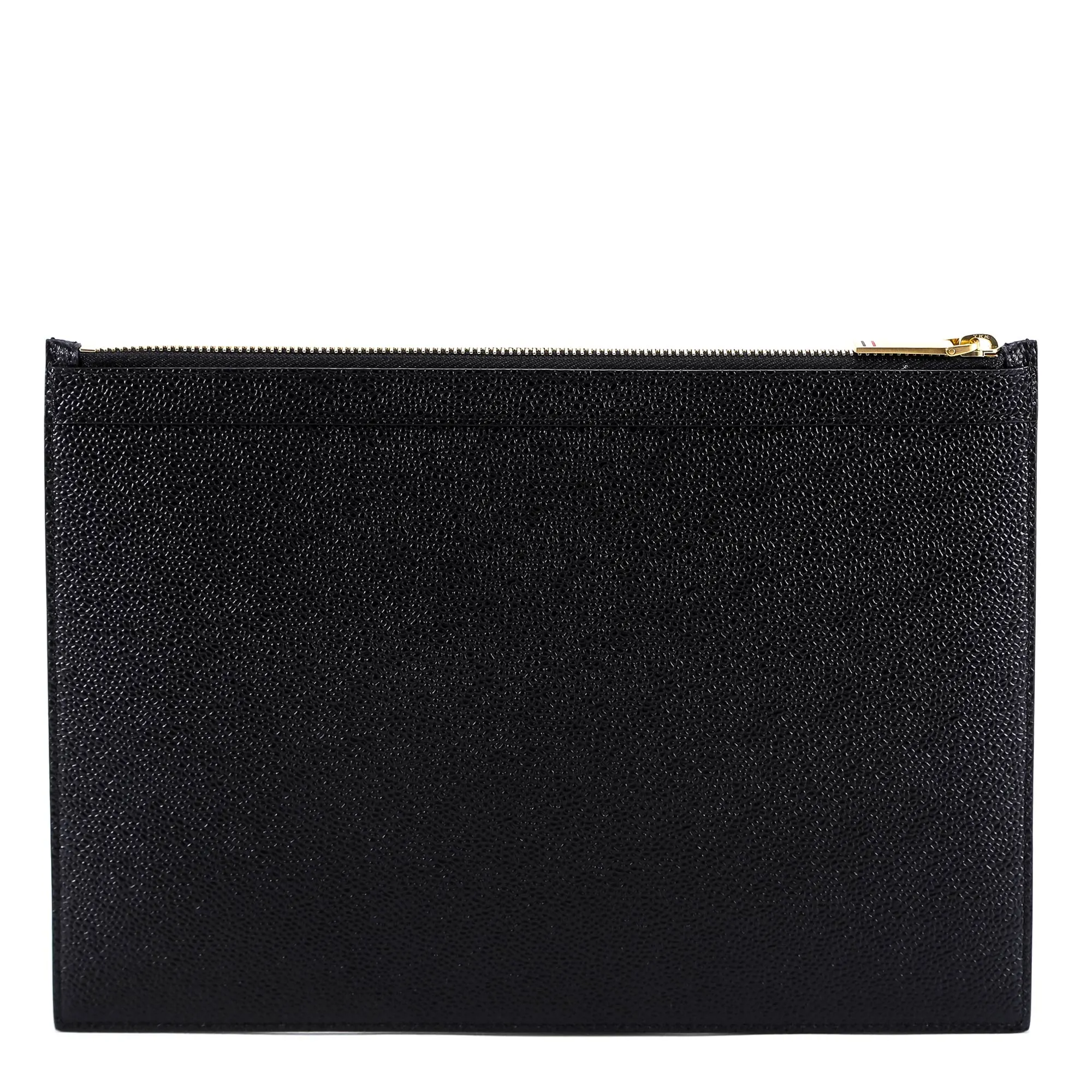 Thom Browne Logo Print Clutch