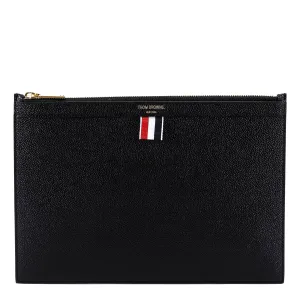 Thom Browne Logo Print Clutch