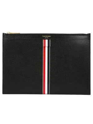 Thom Browne Vertical Intarsia Stripe Tablet Case