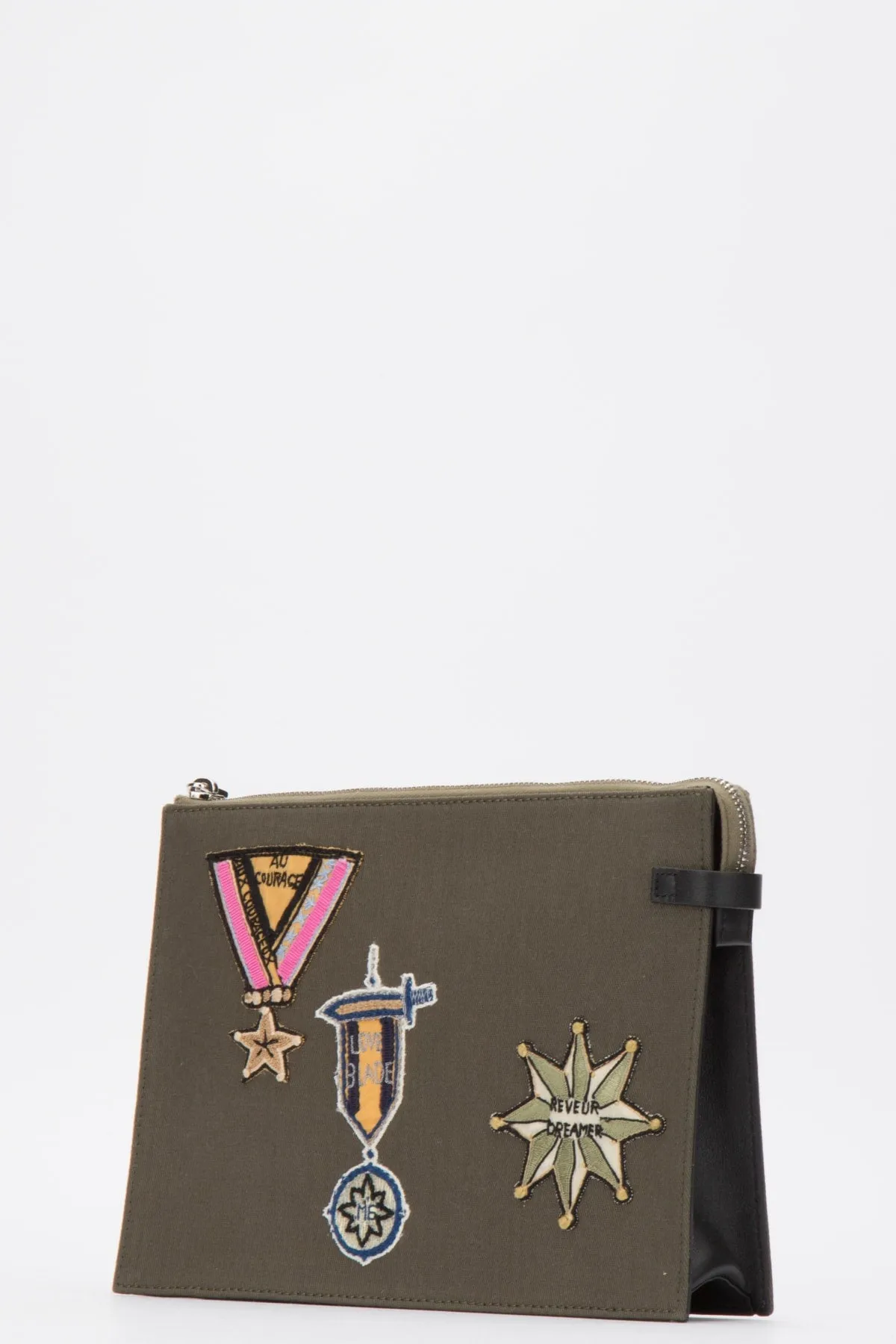 Valentino Badge Patch Pouch