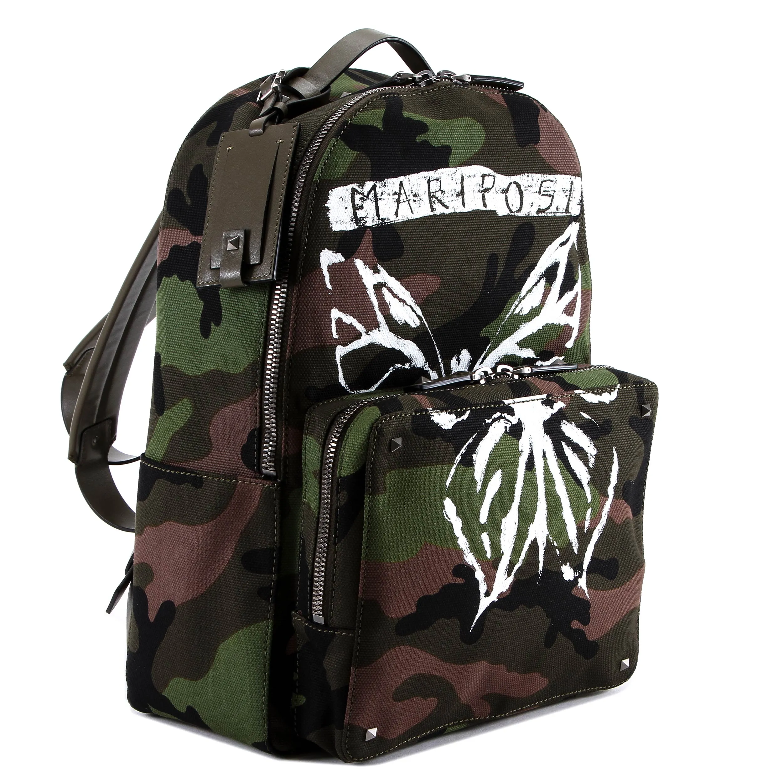 Valentino Garavani Mariposa Printed Camouflage Backpack