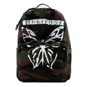 Valentino Garavani Mariposa Printed Camouflage Backpack