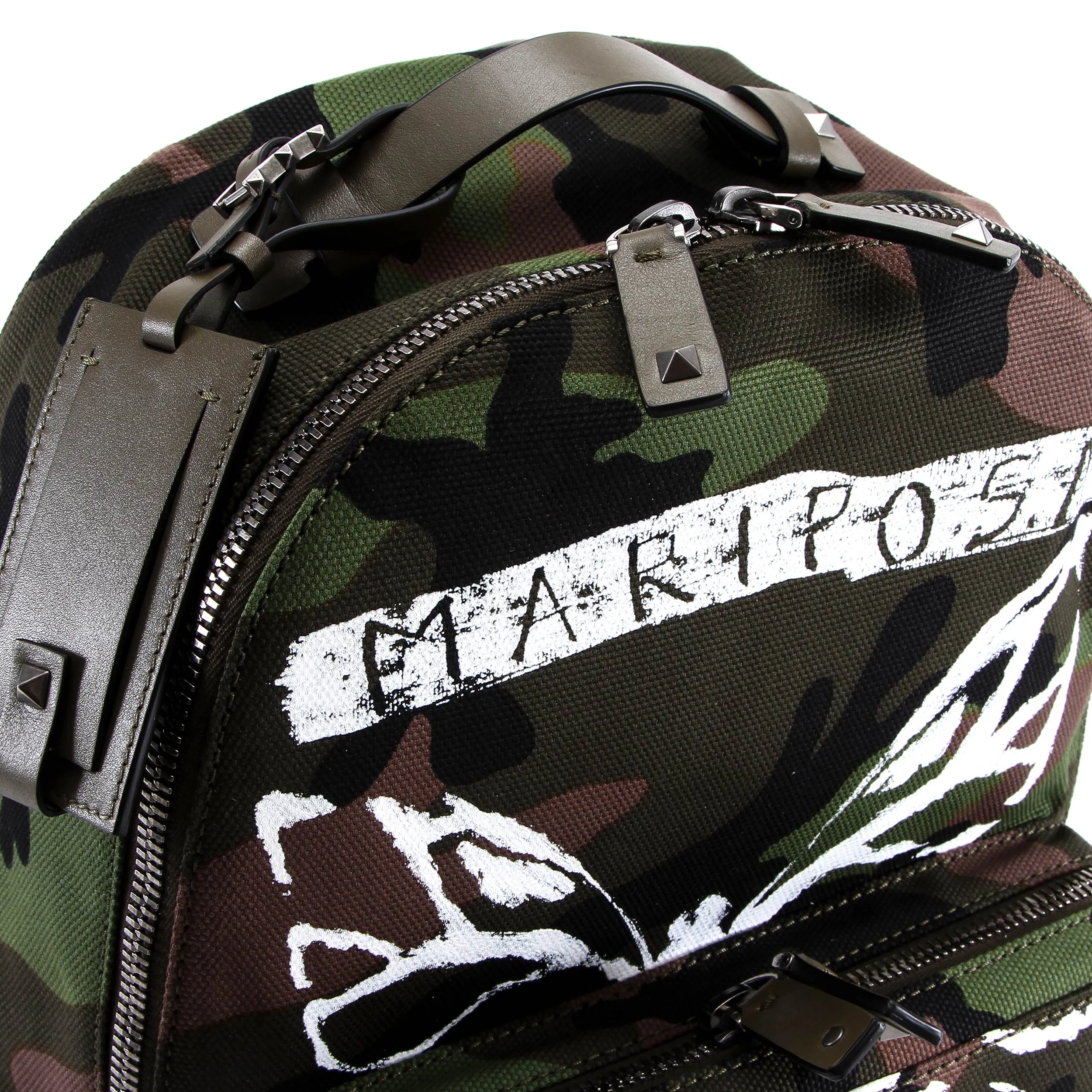 Valentino Garavani Mariposa Printed Camouflage Backpack