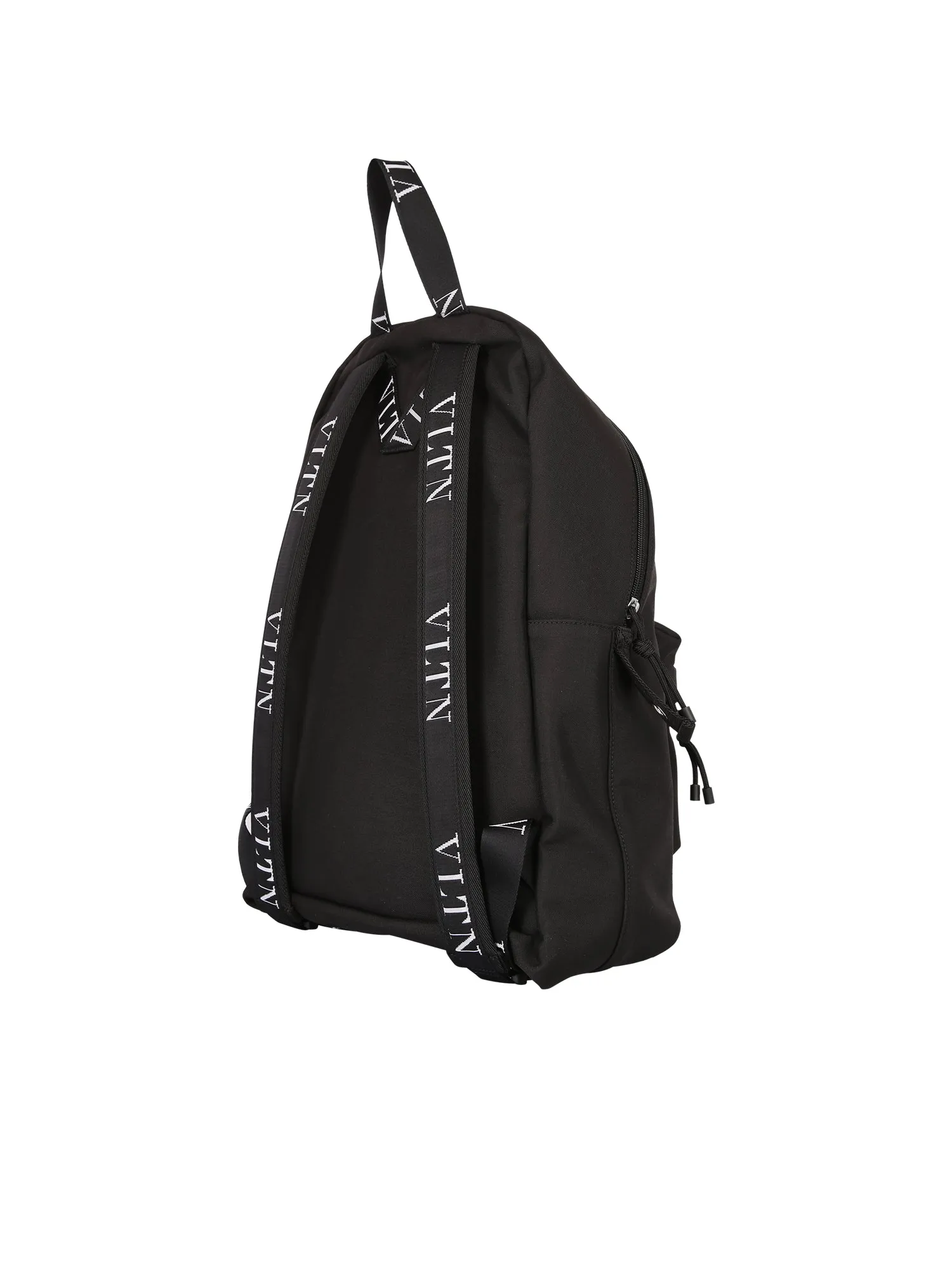 Valentino Logo Printed Zipped Backpack