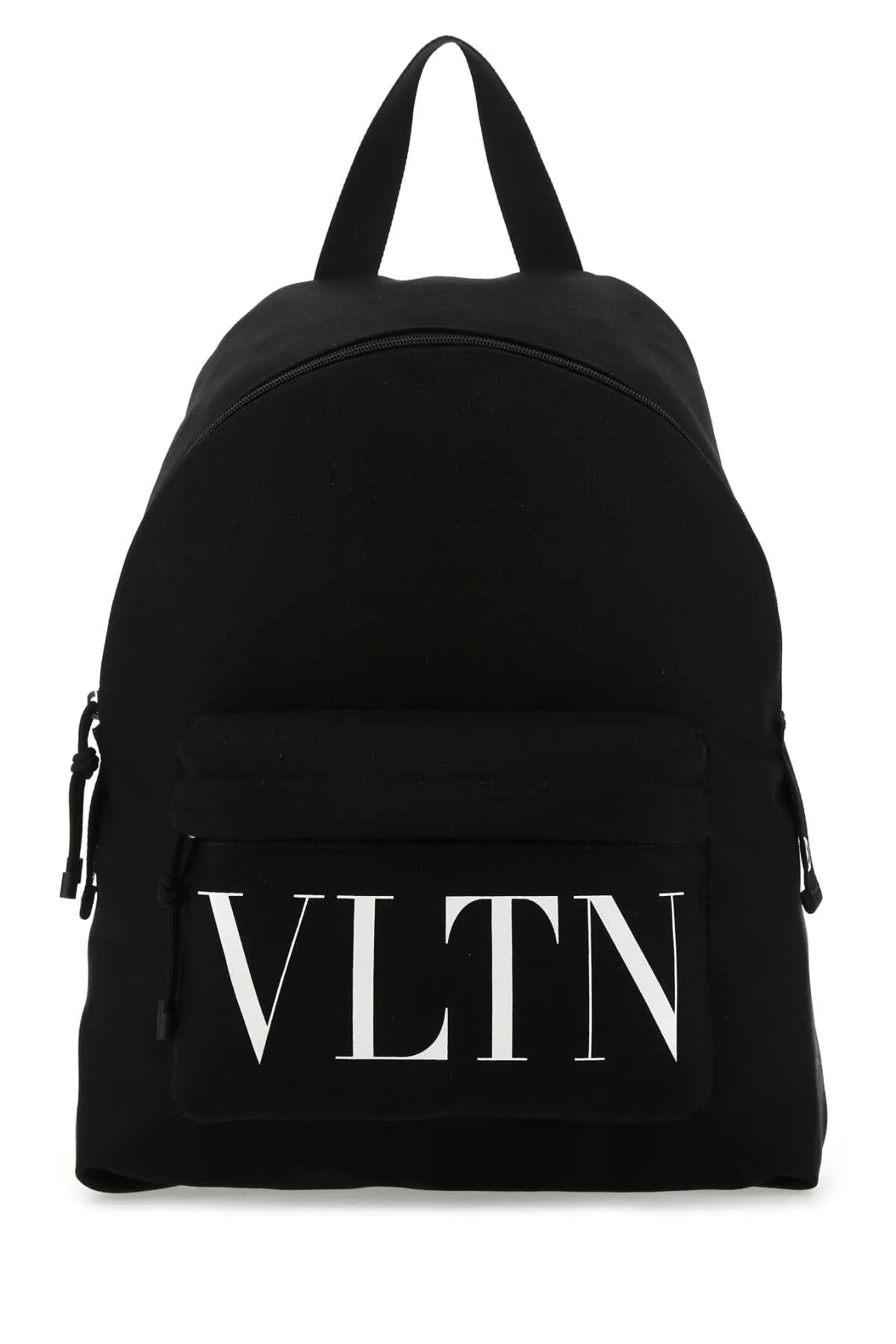 Valentino VLTN Logo Printed Zip-Up Backpack