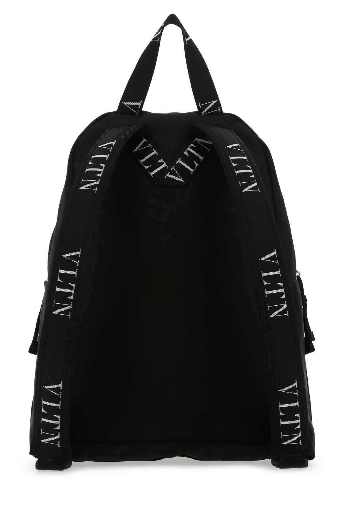 Valentino VLTN Logo Printed Zip-Up Backpack