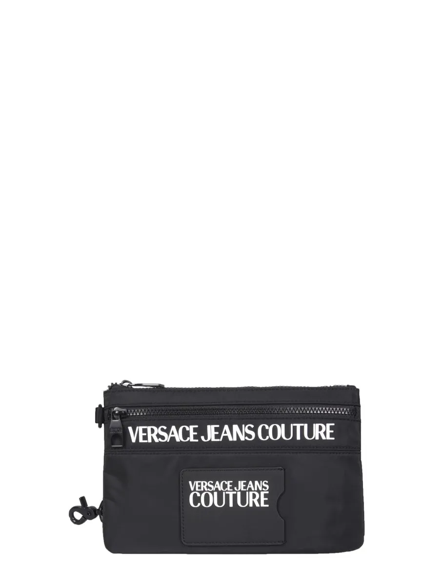 Versace Jeans Couture Logo Patch Baroque Pouch
