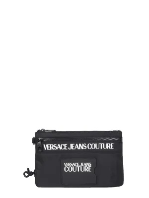 Versace Jeans Couture Logo Patch Baroque Pouch