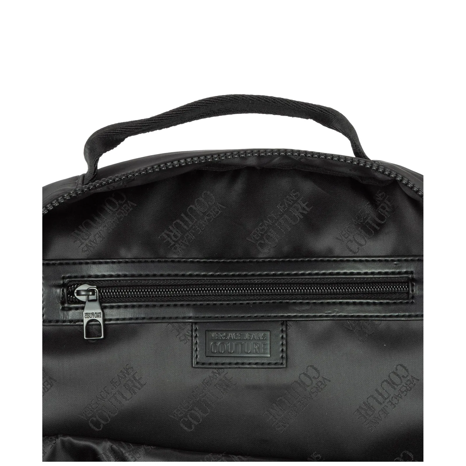Versace Jeans Couture Logo Patch Zipped Backpack
