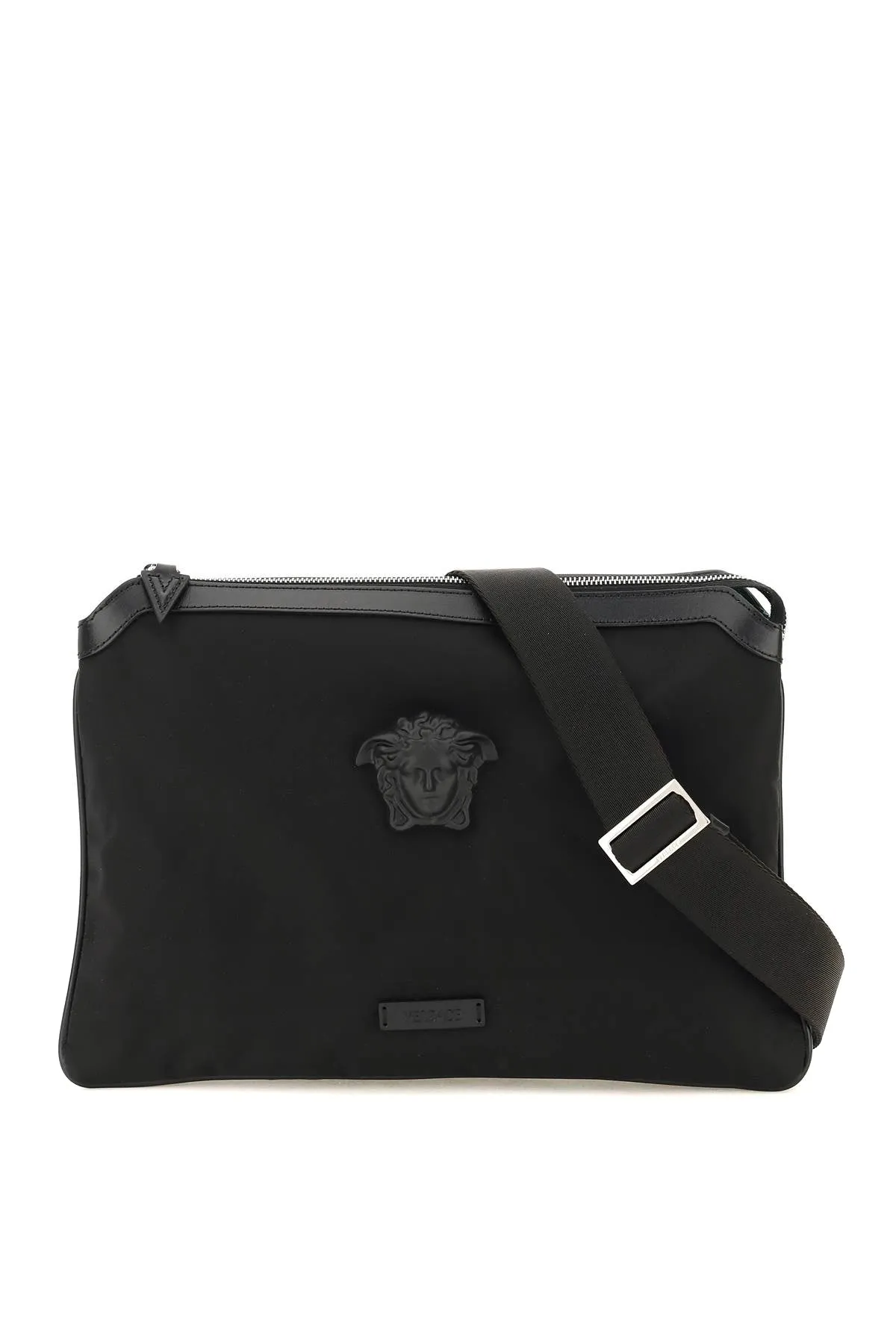 Versace Logo Detailed Foldover Laptop Bag