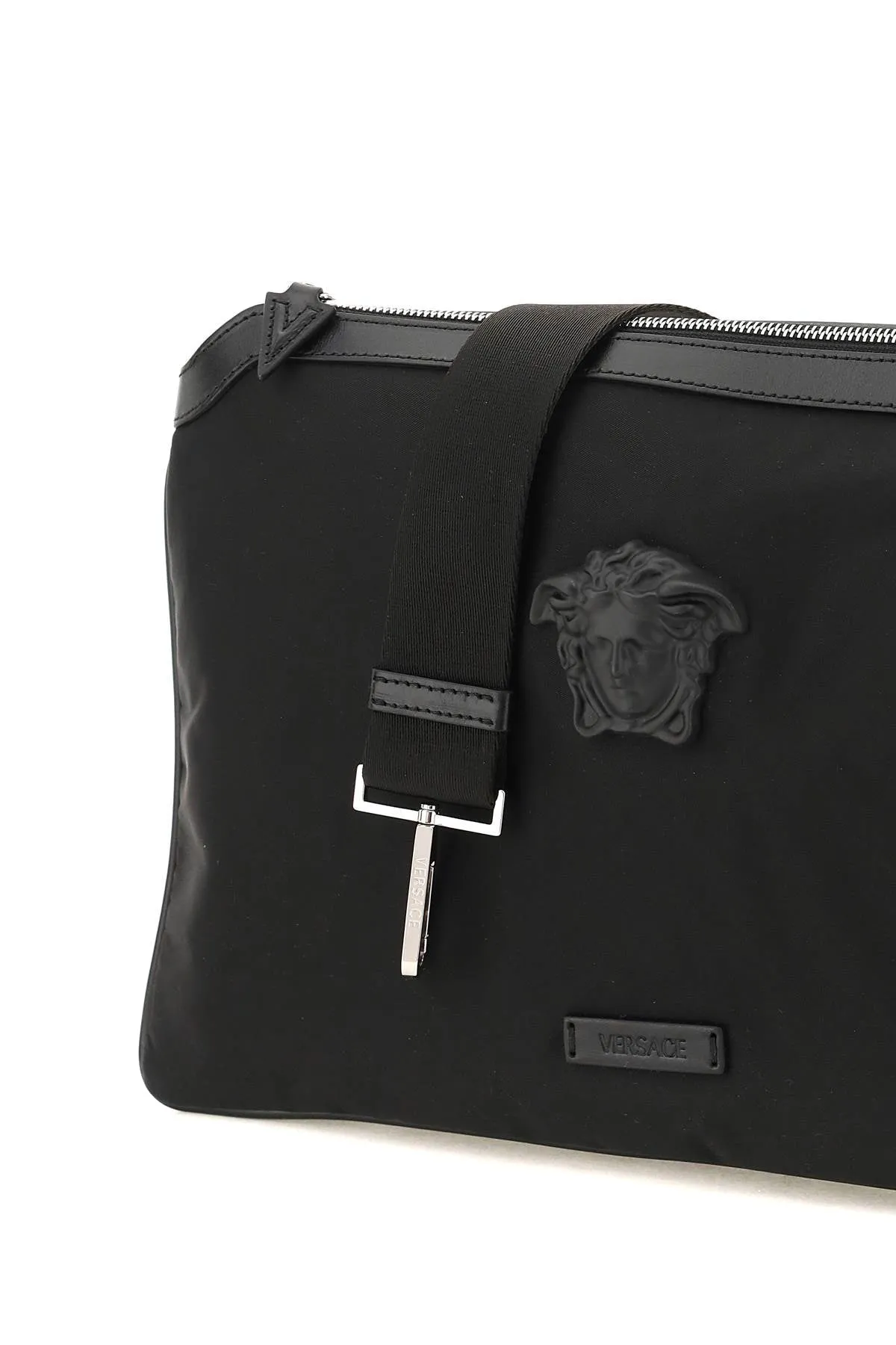 Versace Logo Detailed Foldover Laptop Bag